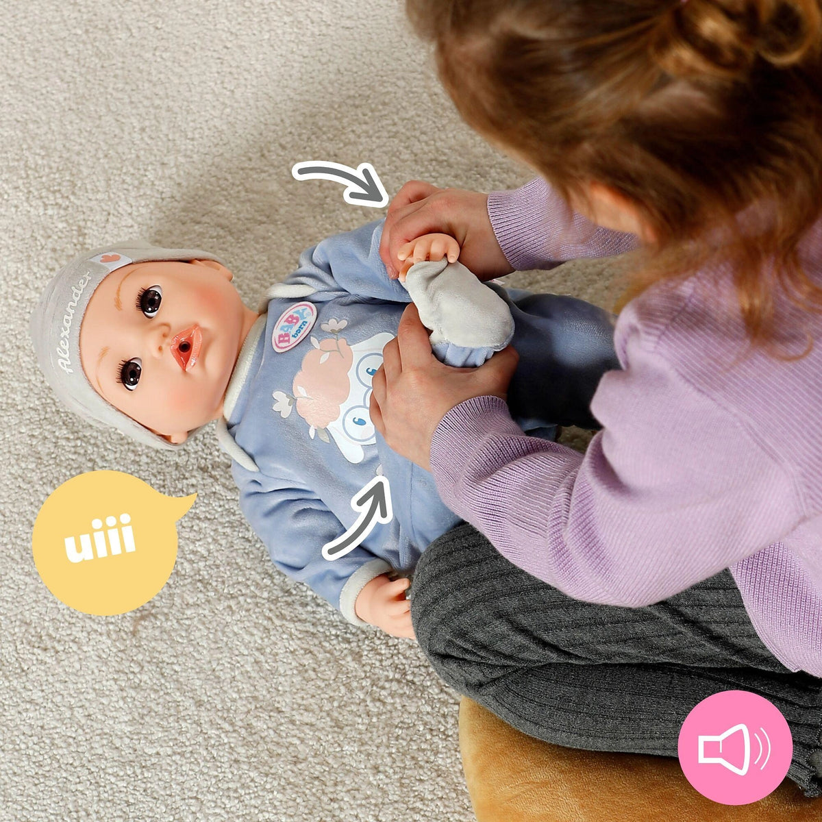 Baby Born Interactive Alexander Doll 43cm