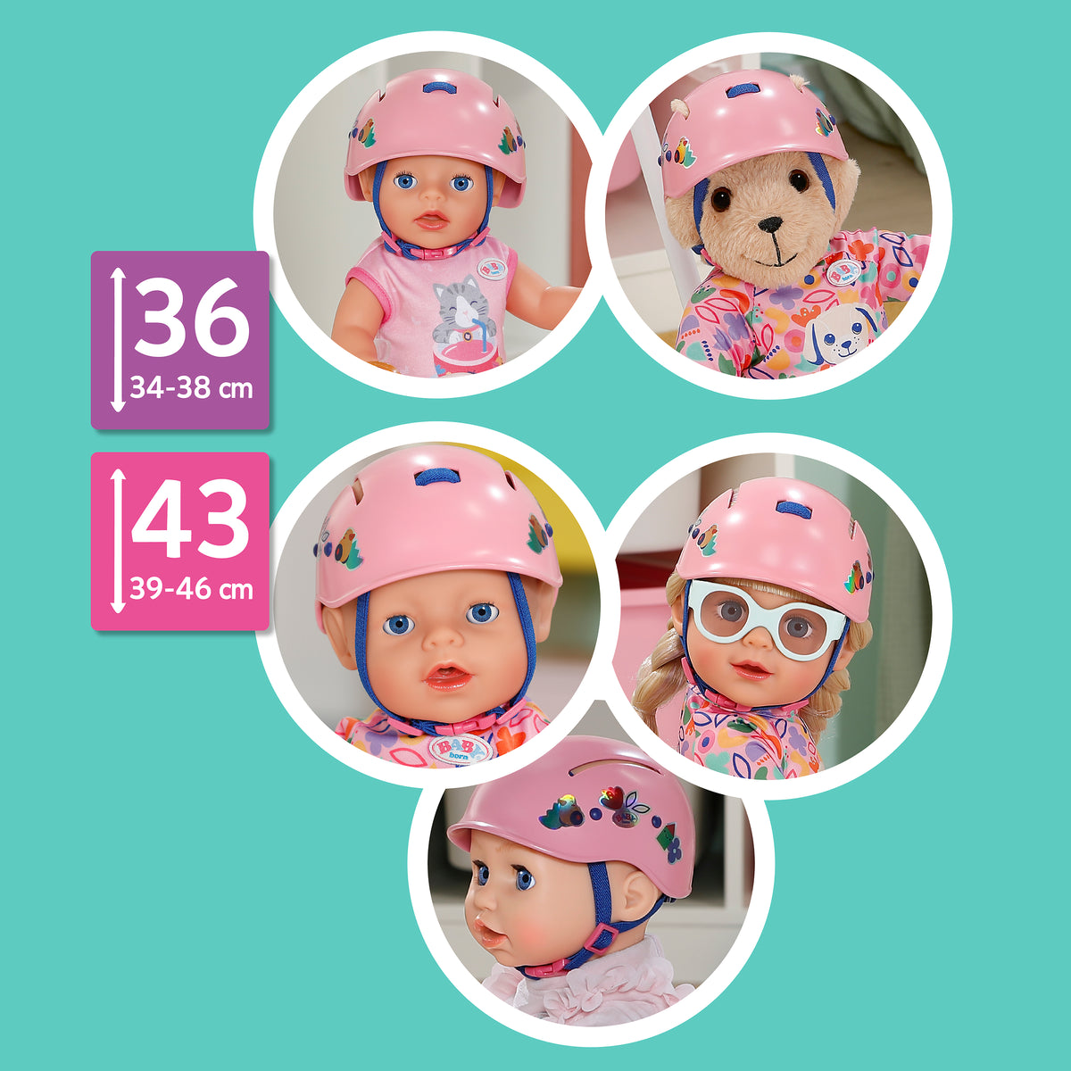 Baby Born Doll Helmet