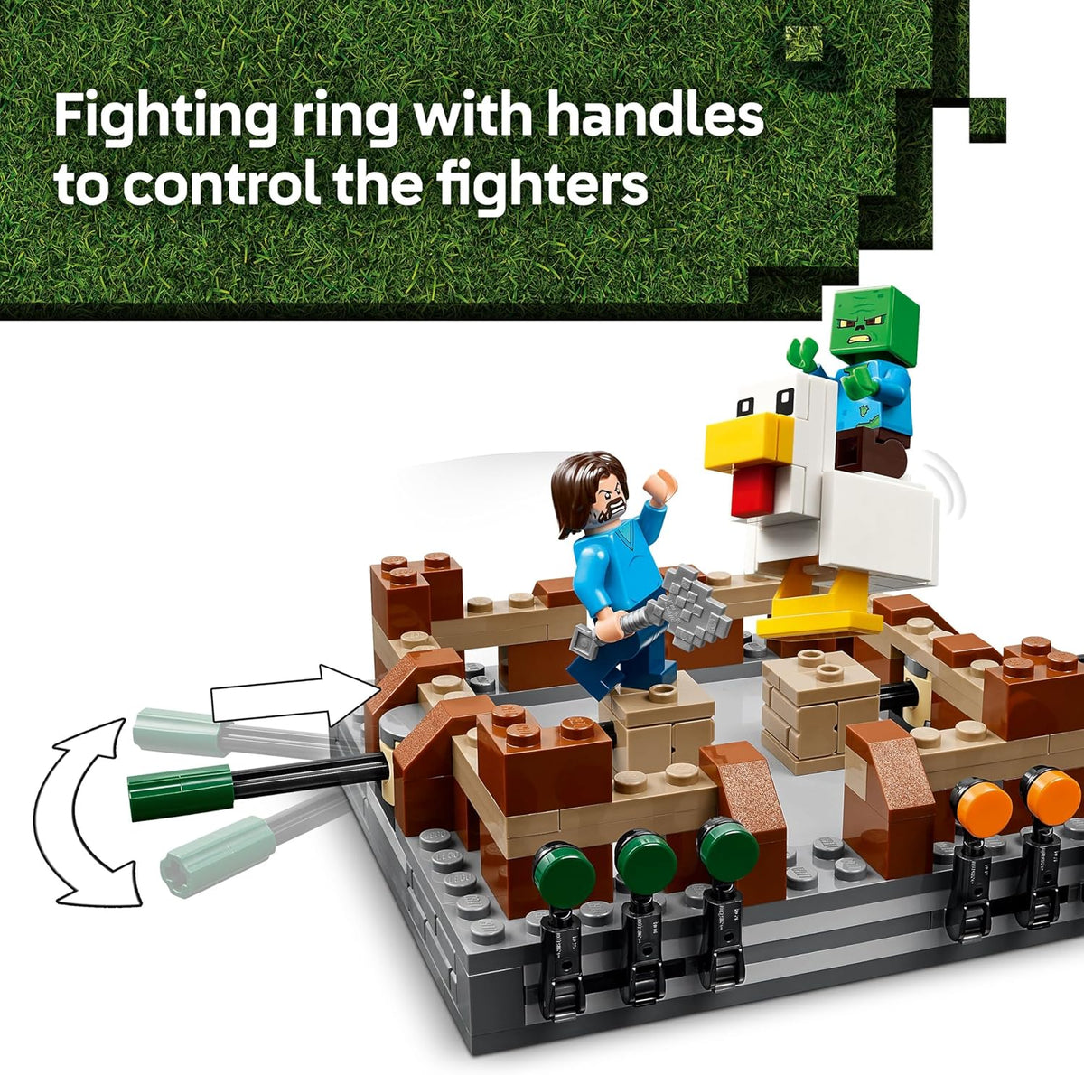 LEGO 21272 Minecraft Woodland Mansion Fighting Ring