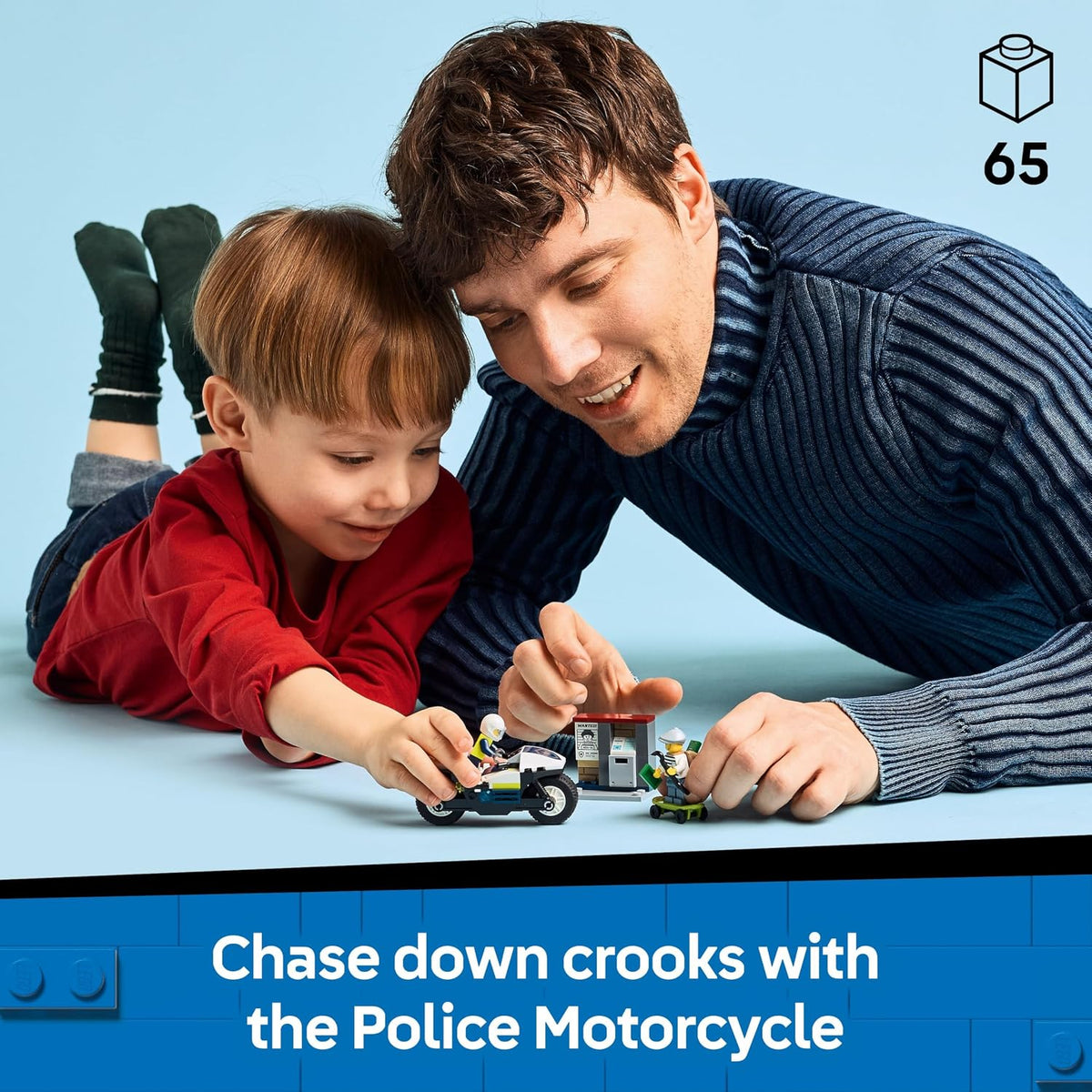 LEGO 60455 City Police Motorcycle Chase