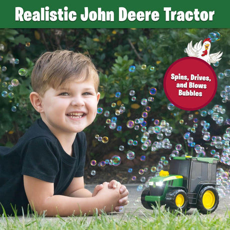 John Deere Kids Bubble n Go Tractor