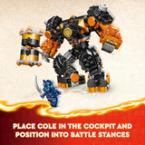 LEGO 71806 Ninjago Cole's Elemental Earth Mech