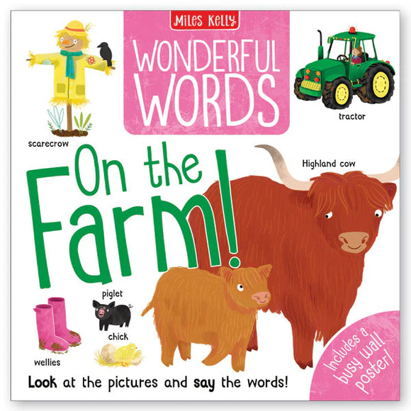 Wonderful Words: On the Farm Hardback Book