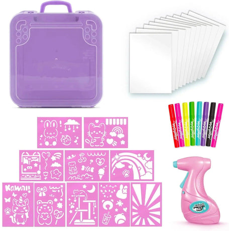 Airbrush Art Kawaii Activity Case