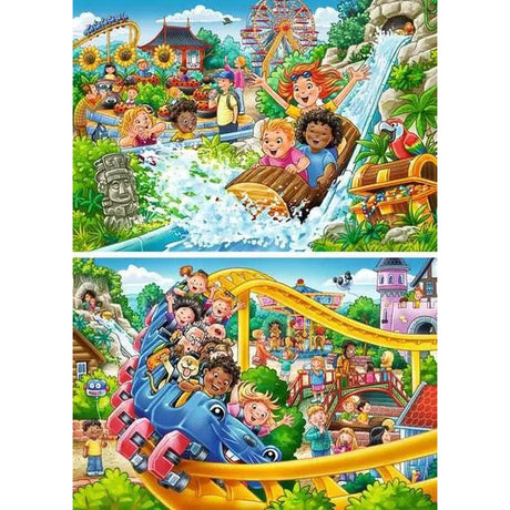 Amusement Park 2x24-piece Puzzles