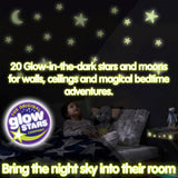 Cosmic Glow Moon & Stars Stickers