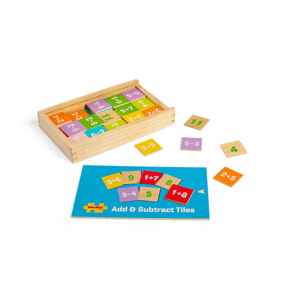 Bigjigs Wooden Add and Subtract Box