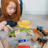 Bigjigs Wooden Construction Train Set