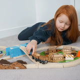 Bigjigs Wooden Construction Train Set