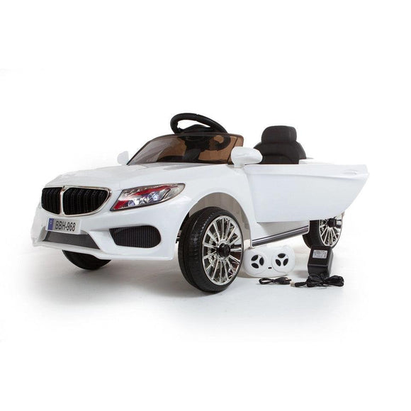 BMW Style Coupe 12V Electric Ride On Car - White