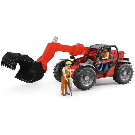 BRUDER 2125 Manitou Telescopic Loader MLT 633