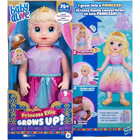 Baby Alive Princess Ellie Grows Up! Interactive Baby Doll