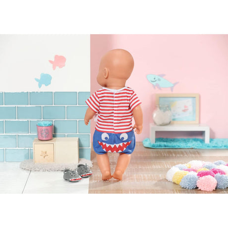 Baby Born Clothes: Bath Outfit with Shoes 43cm