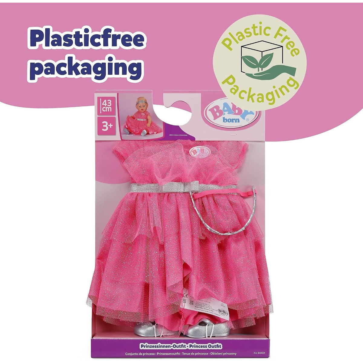 Baby Born Clothes: Princess Outfit 43cm