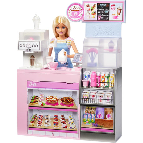 Barbie Coffee Shop with Doll