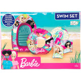Barbie Kids Swim Set with Inflatable Boat