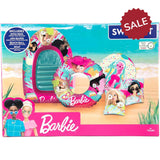Barbie Kids Swim Set with Inflatable Boat