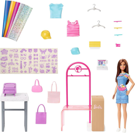 Barbie Make & Sell Boutique Playset with Doll & Accessories