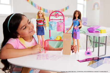 Barbie Make & Sell Boutique Playset with Doll & Accessories