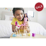 Barbie Skipper Birthday Feeding Time Set with 2 Dolls & Accessories