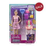 Barbie Skipper Birthday Feeding Time Set with 2 Dolls & Accessories