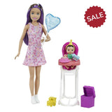 Barbie Skipper Birthday Feeding Time Set with 2 Dolls & Accessories