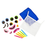 Bath Faces Set with Bath Crayons