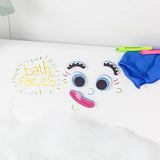 Bath Faces Set with Bath Crayons
