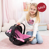 Bayer Deluxe Doll Car Seat with Bow Canopy