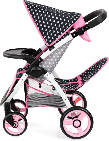 Bayer Dolls' Twin Star Pram with Bag