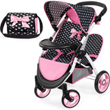 Bayer Dolls' Twin Star Pram with Bag