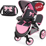 Bayer Dolls' Twin Star Pram with Bag