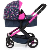 Bayer Xeo Combi Doll's Pram with Bag - Pink/Navy