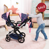 Bayer Xeo Twin Doll Pram with Bag