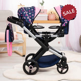 Bayer Xeo Twin Doll Pram with Bag