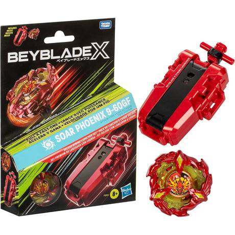 Beyblade X Soar Phoenix 9-60GF Deluxe String Launcher Set