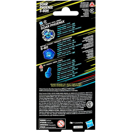 Beyblade x Spinning Top Single Pack - Soar Phoenix 5-80H