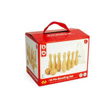 Bigjigs 10-Pin Wooden Bowling Set