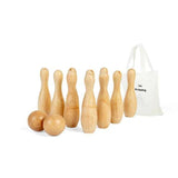 Bigjigs 10-Pin Wooden Bowling Set