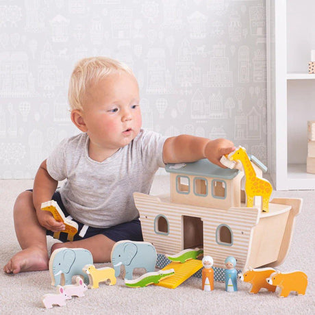 Bigjigs Noah's Ark Wooden Playset FSC 100%