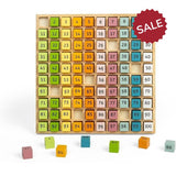 Bigjigs Pastel Colours Wooden Number Tray