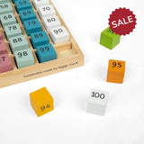 Bigjigs Pastel Colours Wooden Number Tray