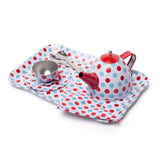 Bigjigs Spotted Tea Set in a Case