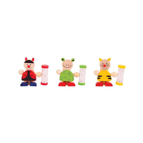 Bigjigs Wooden Animal Tooth Brush Timer, Assorted