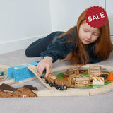 Bigjigs Wooden Construction Train Set