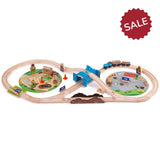 Bigjigs Wooden Construction Train Set