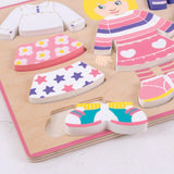Bigjigs Wooden Dressing Girl Puzzle