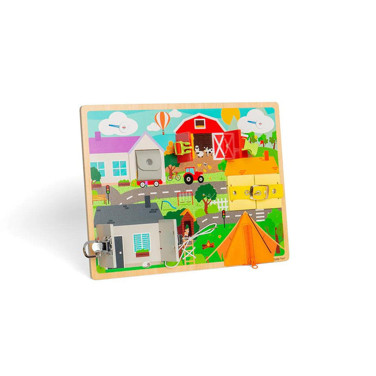 Bigjigs Wooden Life Skills Board
