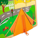 Bigjigs Wooden Life Skills Board