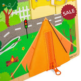 Bigjigs Wooden Life Skills Board